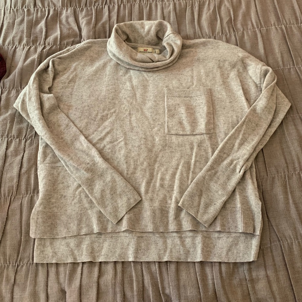 Vineyard Vines Roll Neck Pocket Sweater